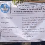 Polsek Ciruas Respon Pemberitaan, Langsung Lakukan Pengecekan Proyek Rehabilitasi SMP PGRI