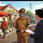KASI TRANTIB KECAMATAN KOTABARU BUNGKAM SAAT DIKONFIRMASI: DUGAAN PUNGLI & PEMANFAATAN TROTOAR DENGAN DIHIASI BANYAK PEDAGANG DEPAN KANTOR DESA CIKAMPEK UTARA
